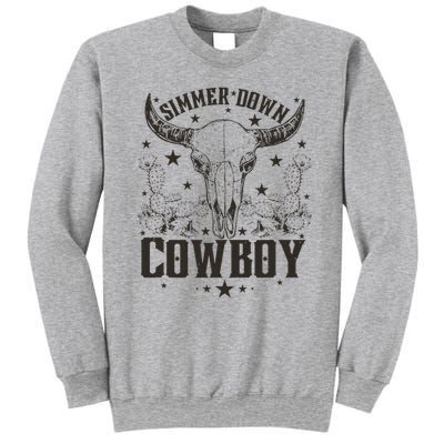 Simmer Down Cowboy Apparel Cowboy Lover Sweatshirt