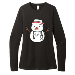 Snow Doctor Christmas Nurse Christmas Doctor Gift Womens CVC Long Sleeve Shirt