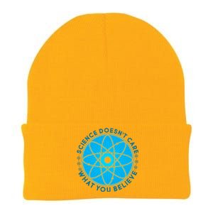 Science Doesn't Care What You Believe Knit Cap Winter Beanie