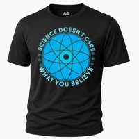 Science Doesn't Care What You Believe Cooling Performance Crew T-Shirt