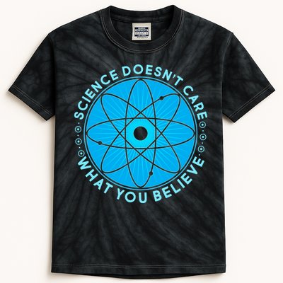 Science Doesn't Care What You Believe Kids Tie-Dye T-Shirt