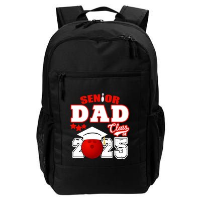 Senior Dad Class Of 2025 Funny Senior 2025 Dad Bowling Funny Gift Backpack