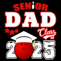 Senior Dad Class Of 2025 Funny Senior 2025 Dad Bowling Funny Gift Bucket Hat