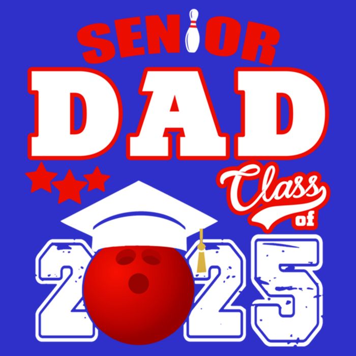 Senior Dad Class Of 2025 Funny Senior 2025 Dad Bowling Funny Gift Bag