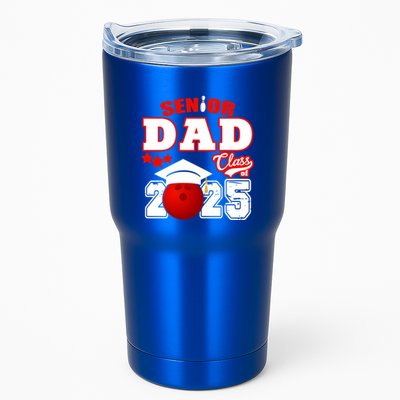 Senior Dad Class Of 2025 Funny Senior 2025 Dad Bowling Funny Gift Tumbler