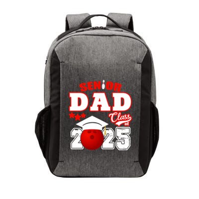 Senior Dad Class Of 2025 Funny Senior 2025 Dad Bowling Funny Gift Vector Backpack