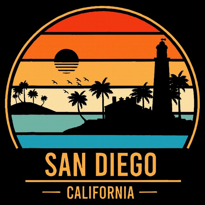 San Diego California Ca Impact Tech Backpack