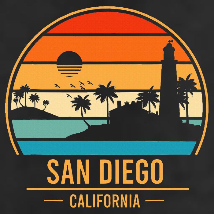 San Diego California Ca Beanie