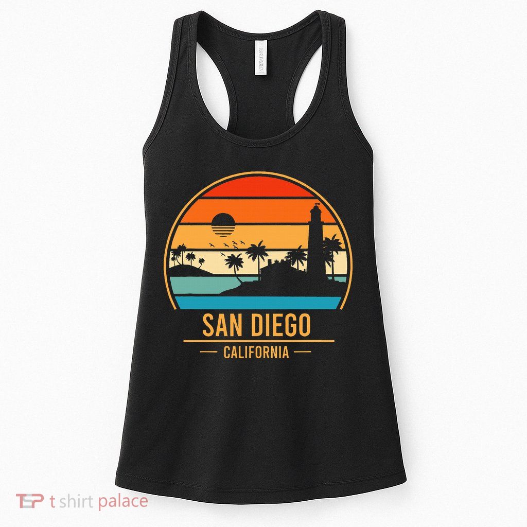 San Diego California Ca Womens Tank Top