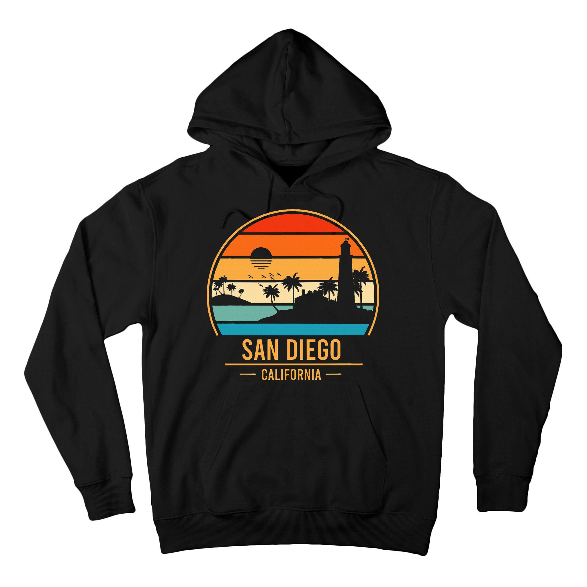 San Diego California Ca Tall Hoodie