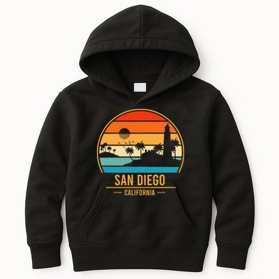San Diego California Ca Kids Hoodie