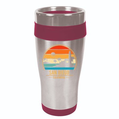 San Diego California Ca 16oz Travel Tumbler