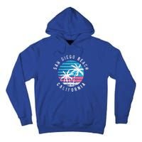 San Diego California Beach Surf Gift Cute Funny Gift Tall Hoodie