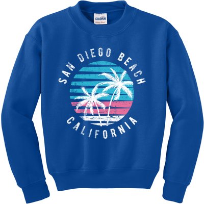 San Diego California Beach Surf Gift Cute Funny Gift Kids Sweatshirt