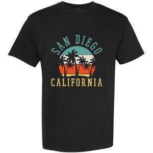 San Diego California Summer Vacation Retro Garment-Dyed Heavyweight T-Shirt