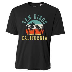 San Diego California Summer Vacation Retro Cooling Performance Crew T-Shirt