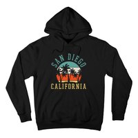 San Diego California Summer Vacation Retro Hoodie