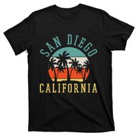 San Diego California Summer Vacation Retro T-Shirt