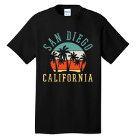 San Diego California Summer Vacation Retro Tall T-Shirt