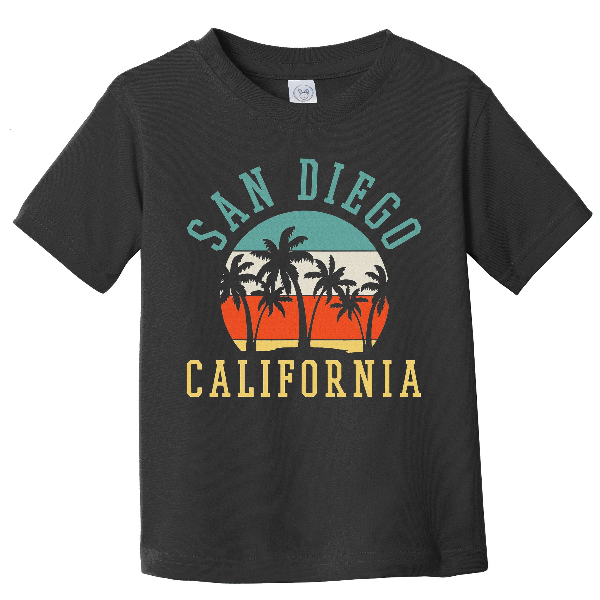 San Diego California Summer Vacation Retro Toddler T-Shirt