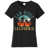 San Diego California Summer Vacation Retro Women's T-Shirt