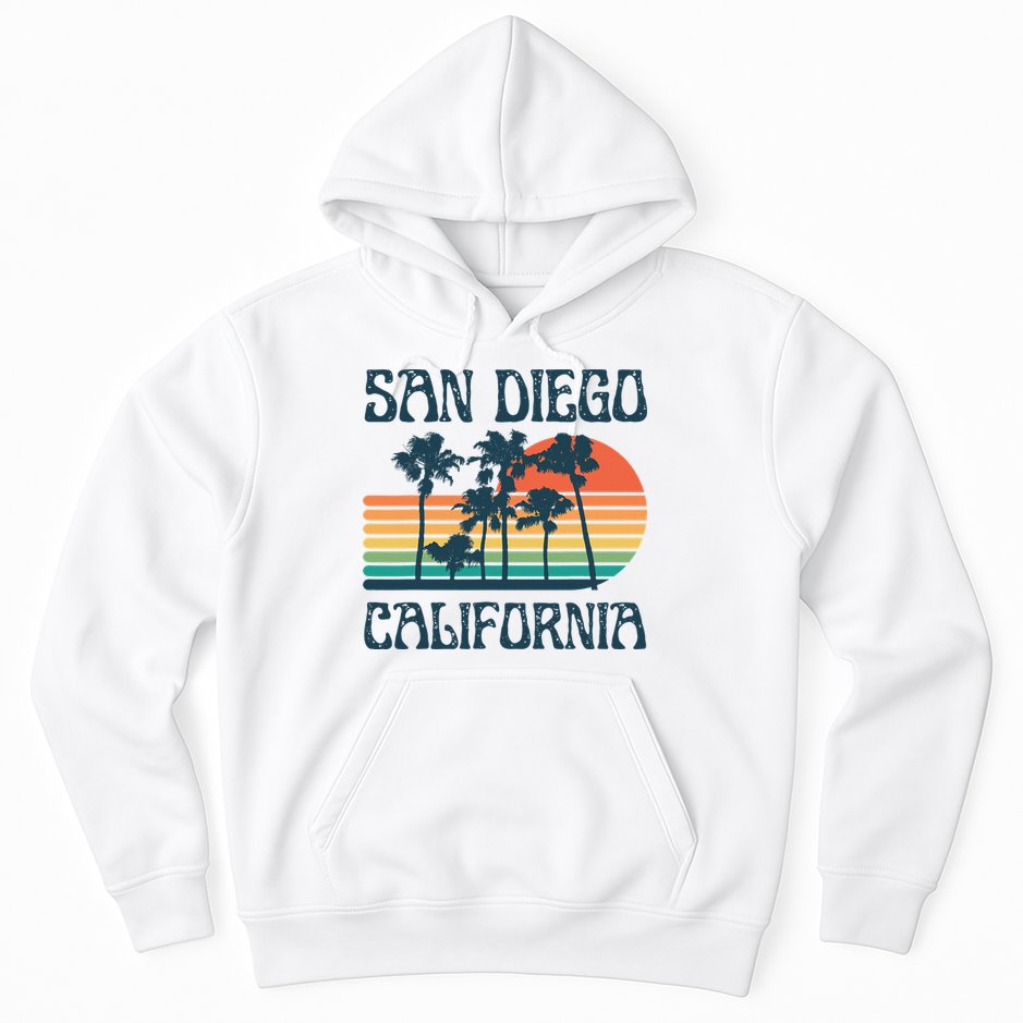 San Diego California Summer Vacation Vintage Hoodie