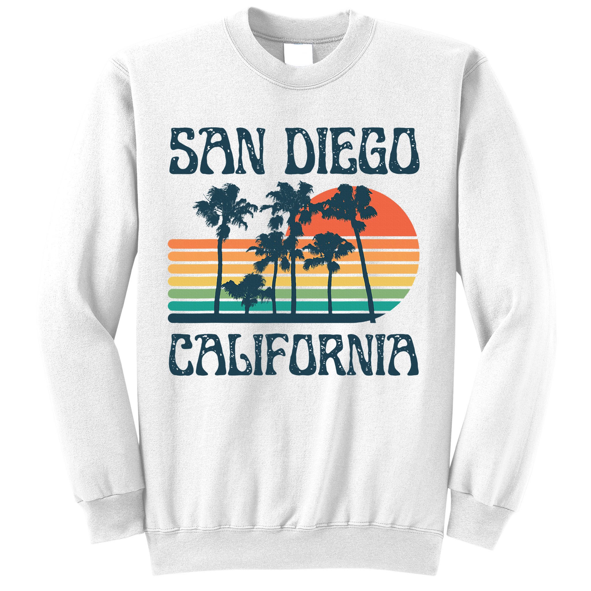 San Diego California Summer Vacation Vintage Sweatshirt