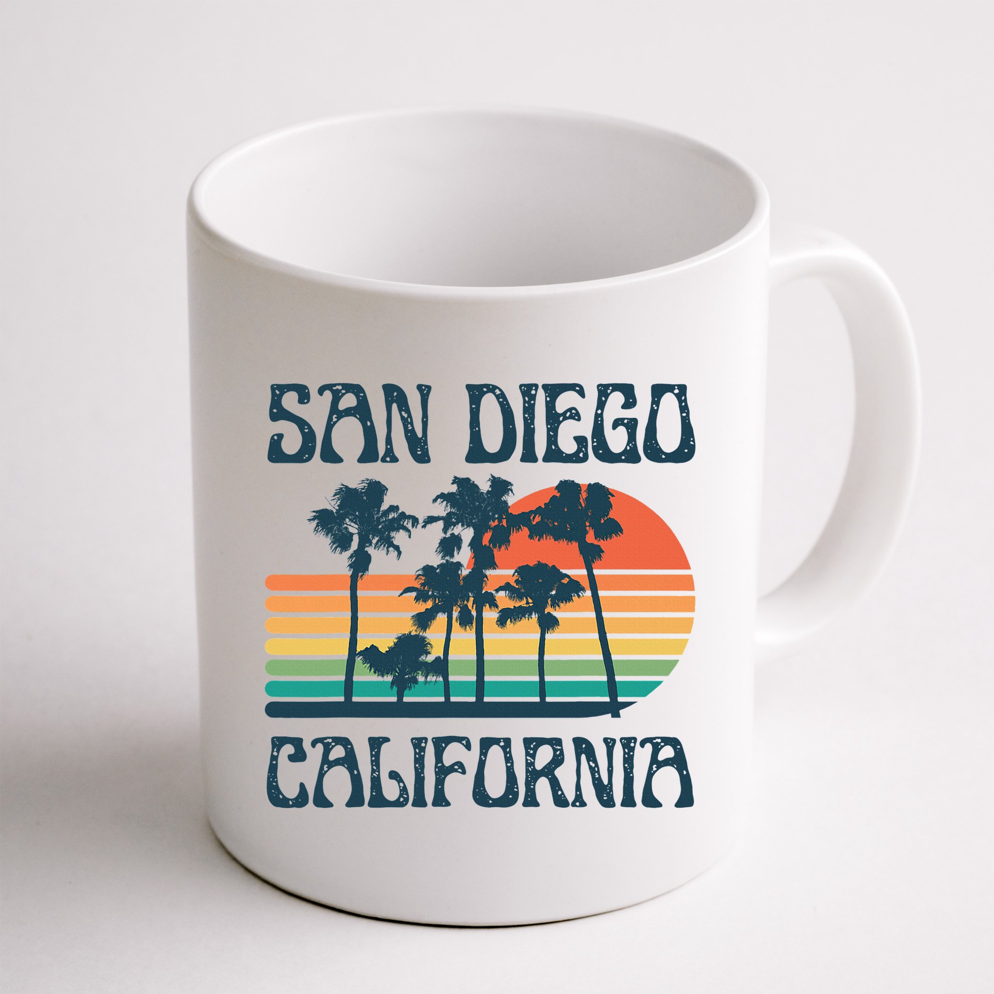 San Diego California Summer Vacation Vintage Mug
