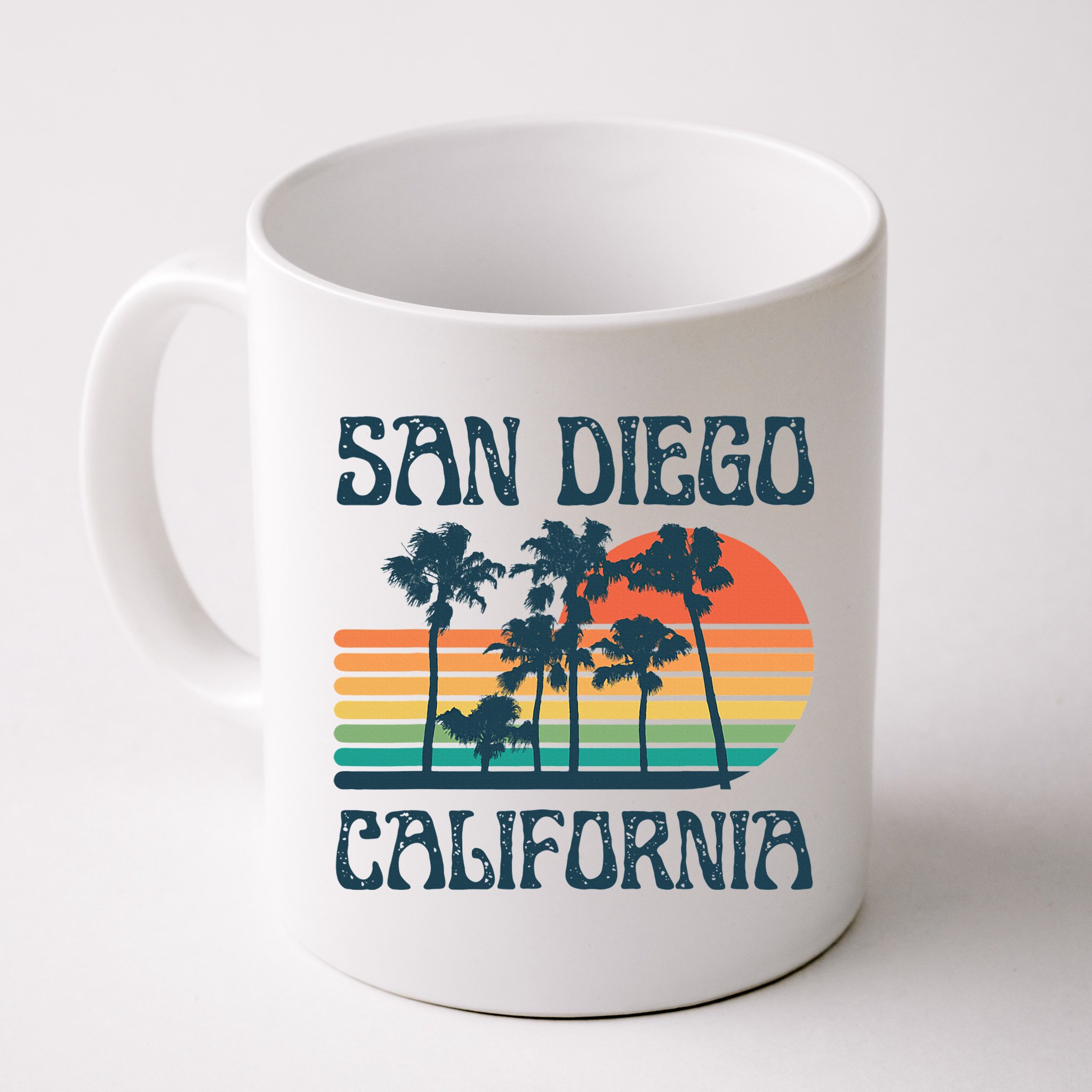 San Diego California Summer Vacation Vintage Mug