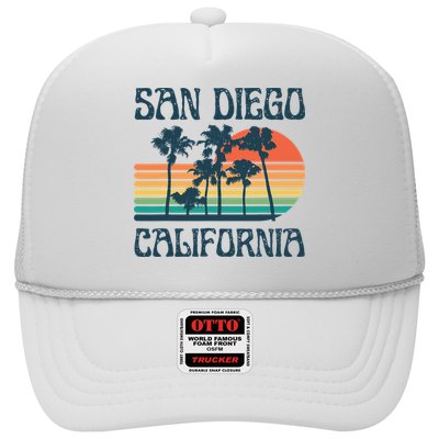 San Diego California Summer Vacation Vintage Trucker Hat