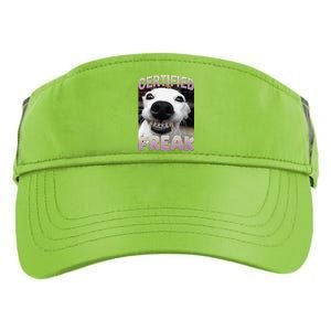 Silly Dog Certified Freak Dog I Got That Dog In Me Meme Adult Drive Performance Visor