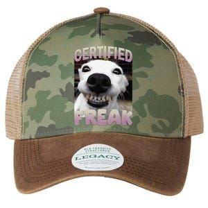 Silly Dog Certified Freak Dog I Got That Dog In Me Meme Legacy Tie Dye Trucker Hat