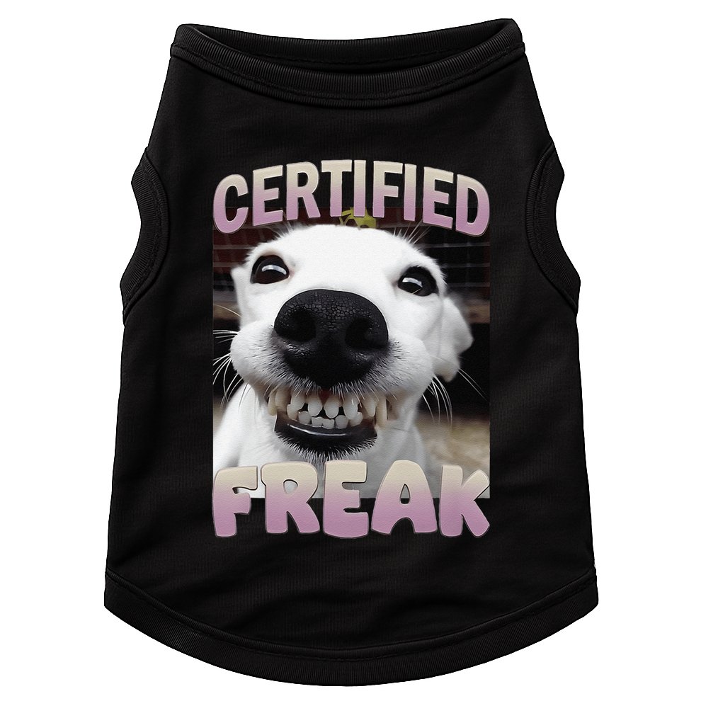 Silly Dog Certified Freak Dog I Got That Dog In Me Meme Doggie Tank