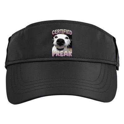 Silly Dog Certified Freak Dog I Got That Dog In Me Meme Adult Drive Performance Visor