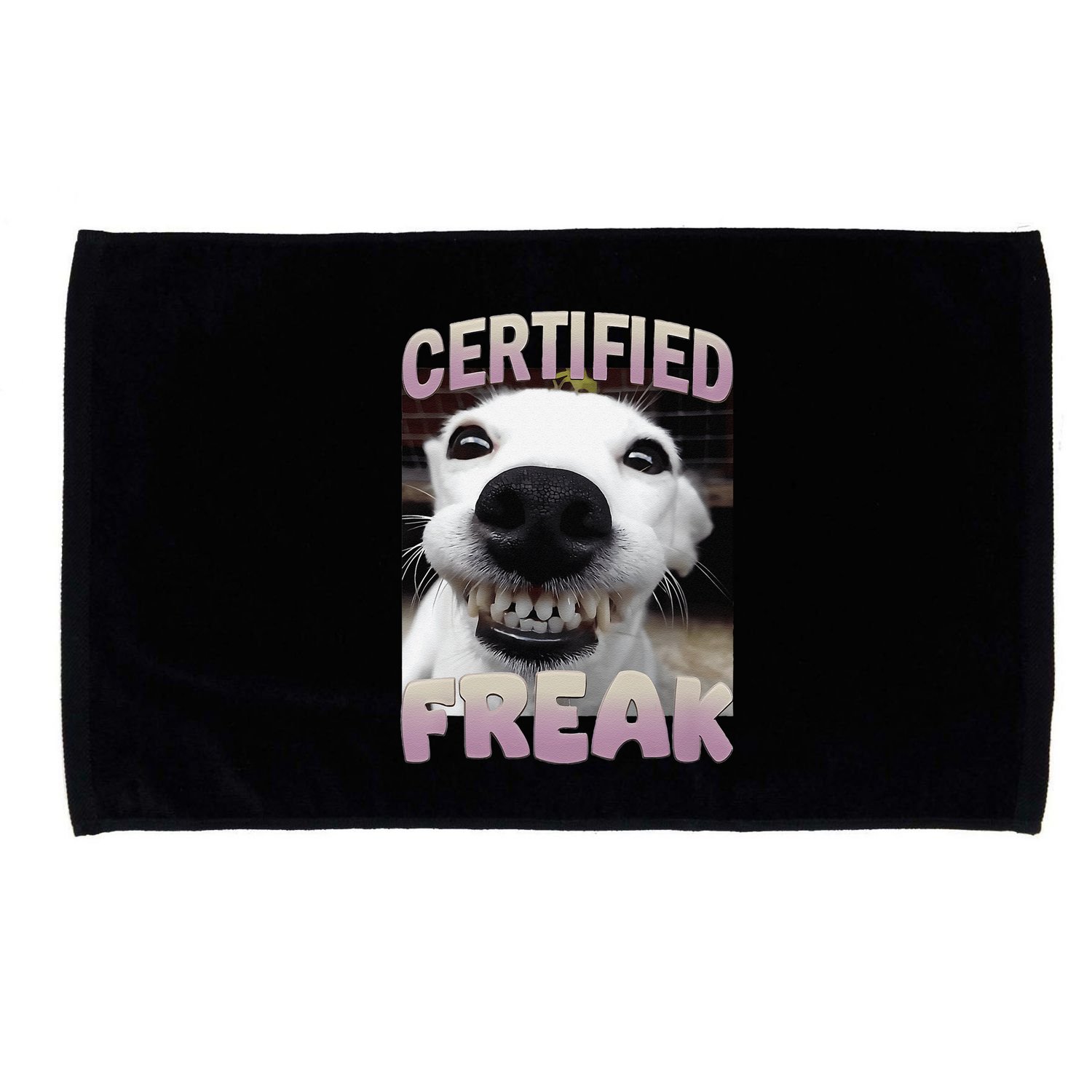 Silly Dog Certified Freak Dog I Got That Dog In Me Meme Microfiber Hand Towel