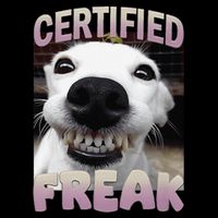 Silly Dog Certified Freak Dog I Got That Dog In Me Meme Visor