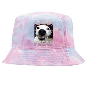 Silly Dog Certified Freak Dog I Got That Dog In Me Meme Tie-Dyed Bucket Hat