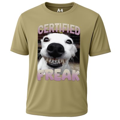 Silly Dog Certified Freak Dog I Got That Dog In Me Meme Performance Shirt