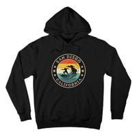 San Diego California Surfing San Diego Tall Hoodie