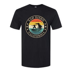 San Diego California Surfing San Diego Softstyle CVC T-Shirt