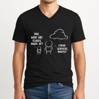 Software Developer Computer Engineer Nerd Funny Programmer V-Neck T-Shirt