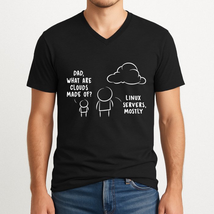 Software Developer Computer Engineer Nerd Funny Programmer V-Neck T-Shirt