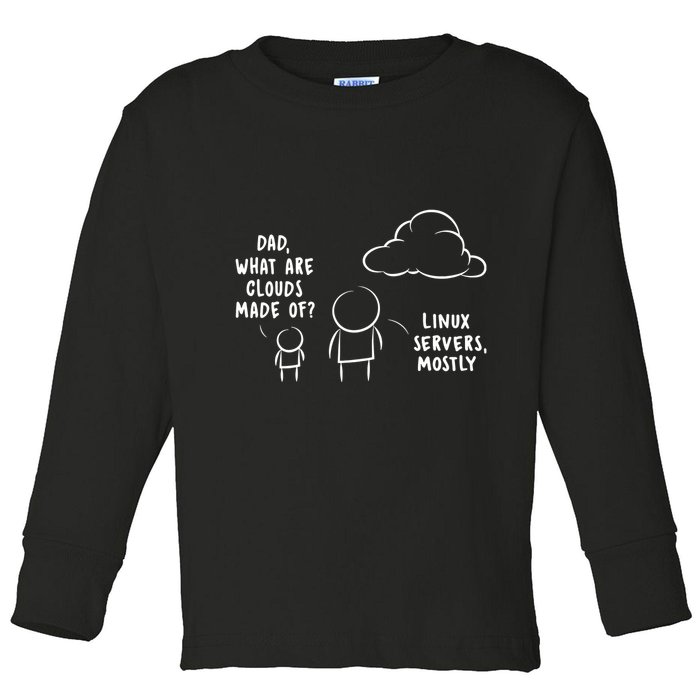 Software Developer Computer Engineer Nerd Funny Programmer Toddler Long Sleeve Shirt