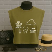 Software Developer Computer Engineer Nerd Funny Programmer Garment-Dyed Women's Muscle Tee