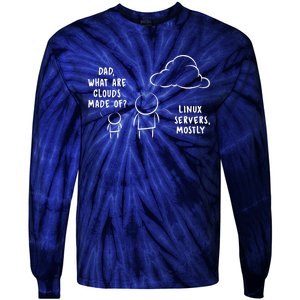 Software Developer Computer Engineer Nerd Funny Programmer Tie-Dye Long Sleeve Shirt