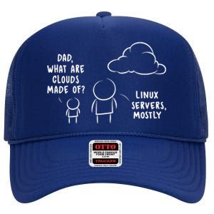 Software Developer Computer Engineer Nerd Funny Programmer High Crown Mesh Back Trucker Hat