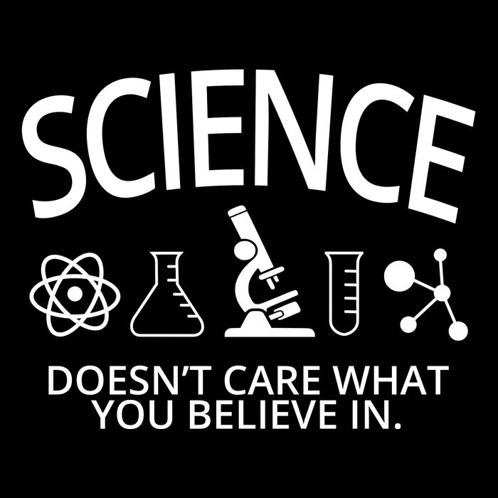 Science Doesn't Care What You Believe In 7-Panel Snapback Hat