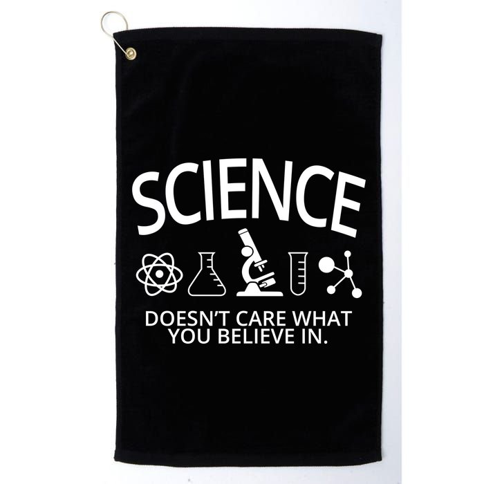 Science Doesn't Care What You Believe In Golf Towel