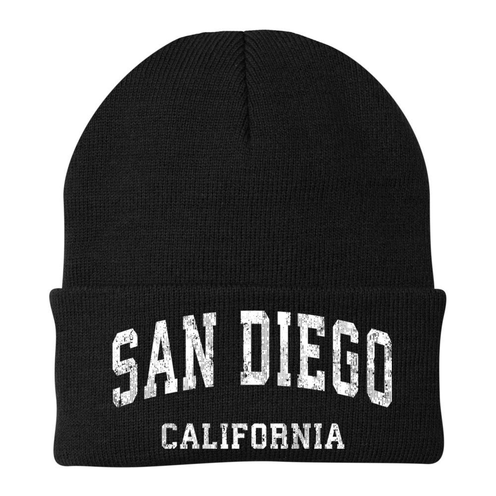 San Diego California Ca Vintage Varsity Sports Beanie