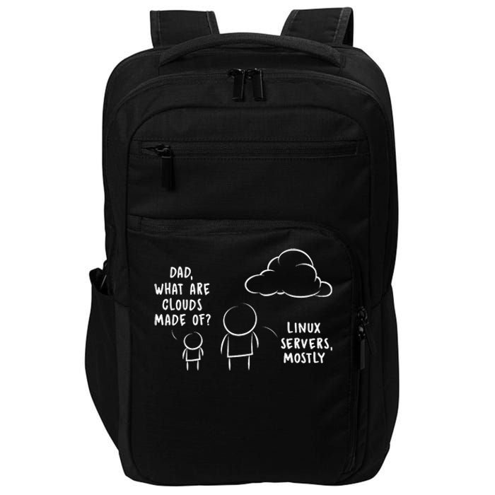 Software Developer Computer Engineer Nerd Funny Programmer Impact Tech Backpack